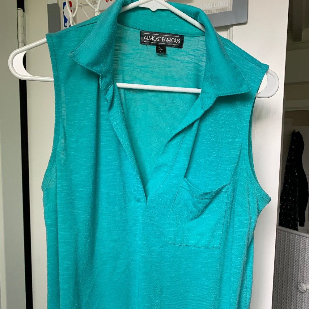 Women's Large Teal Golf Shirt
